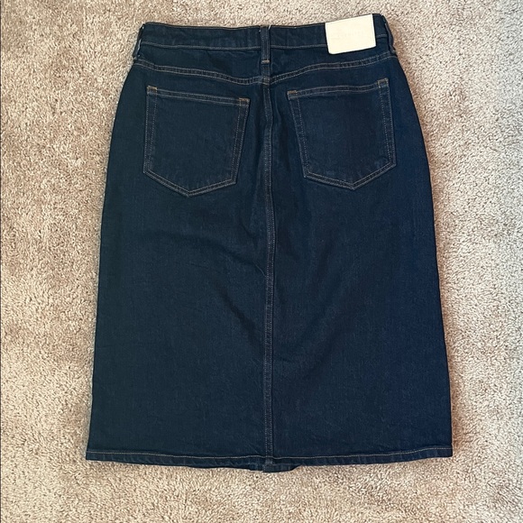 Everlane Denim Pencil Skirt - Picture 5 of 8